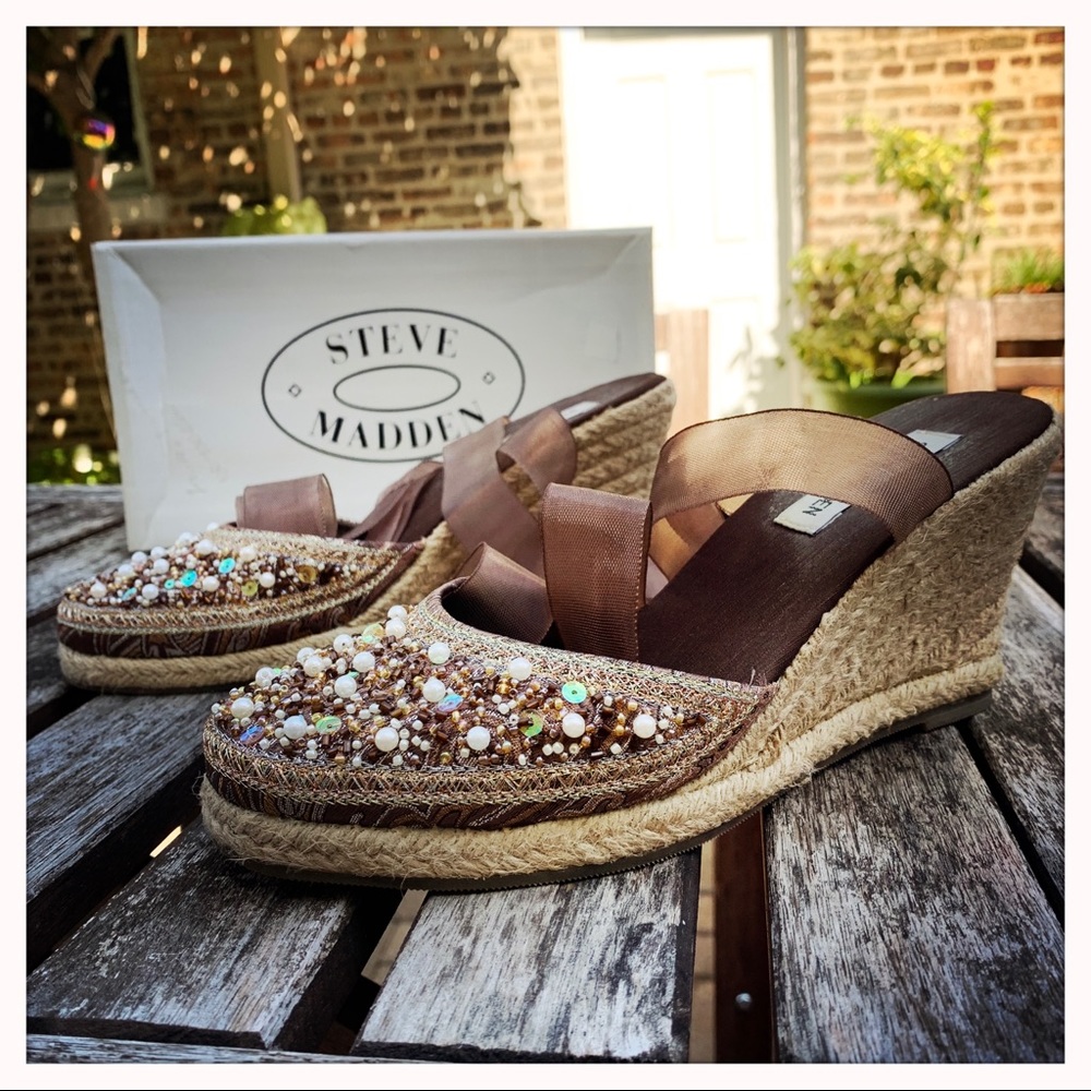 7.5 Steve Madden Espadrille Sandals